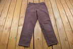 Vintage 1990's Gap Brown Denim Straight Leg Pants 30 x 29