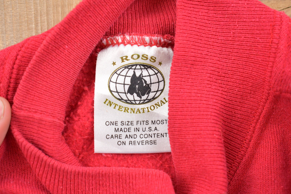Vintage 1990 Wanna Play Some Reindeer Games Crewneck Sweatshirt