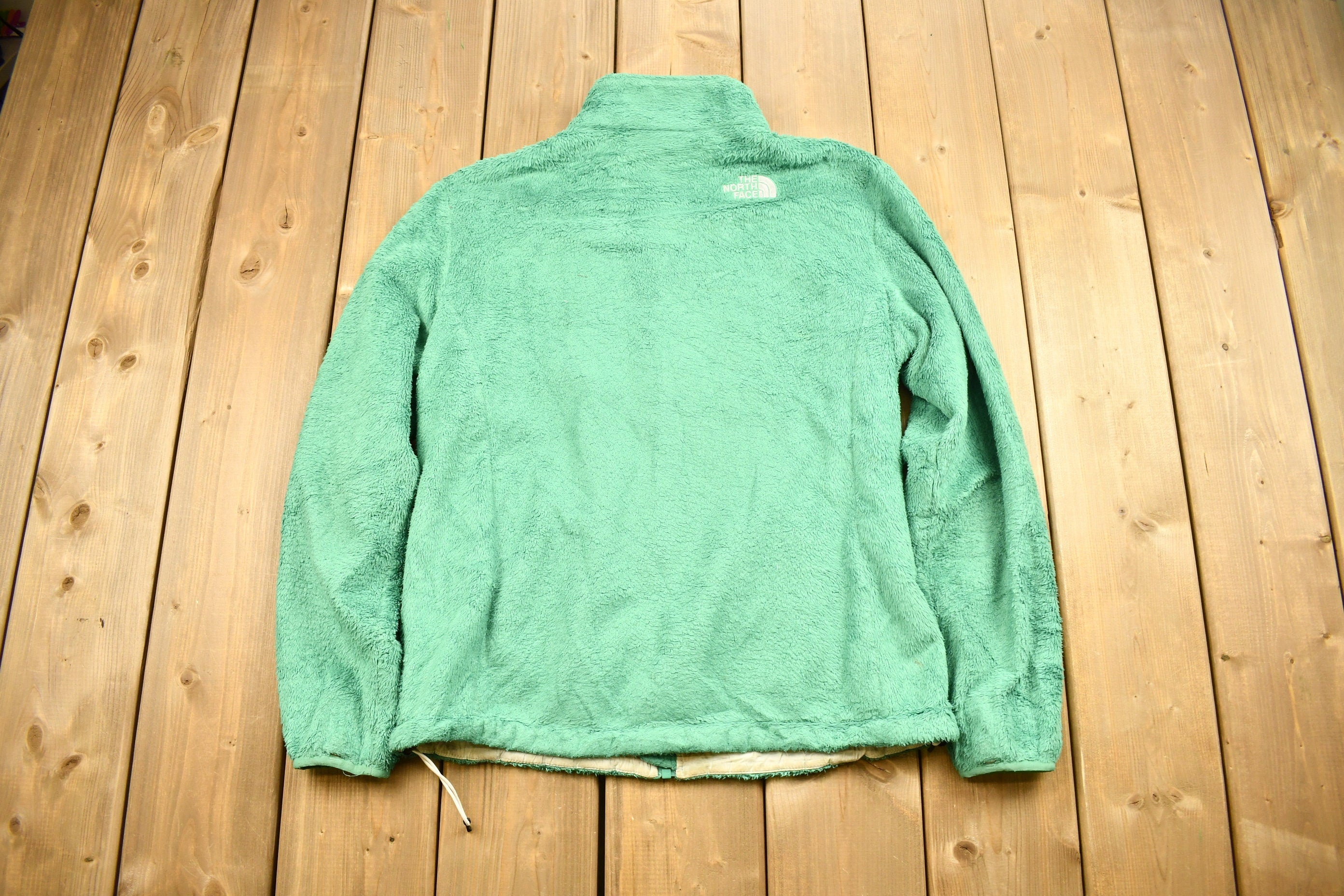 Vintage 1990s The North Face Womens Green Fleece Sweater