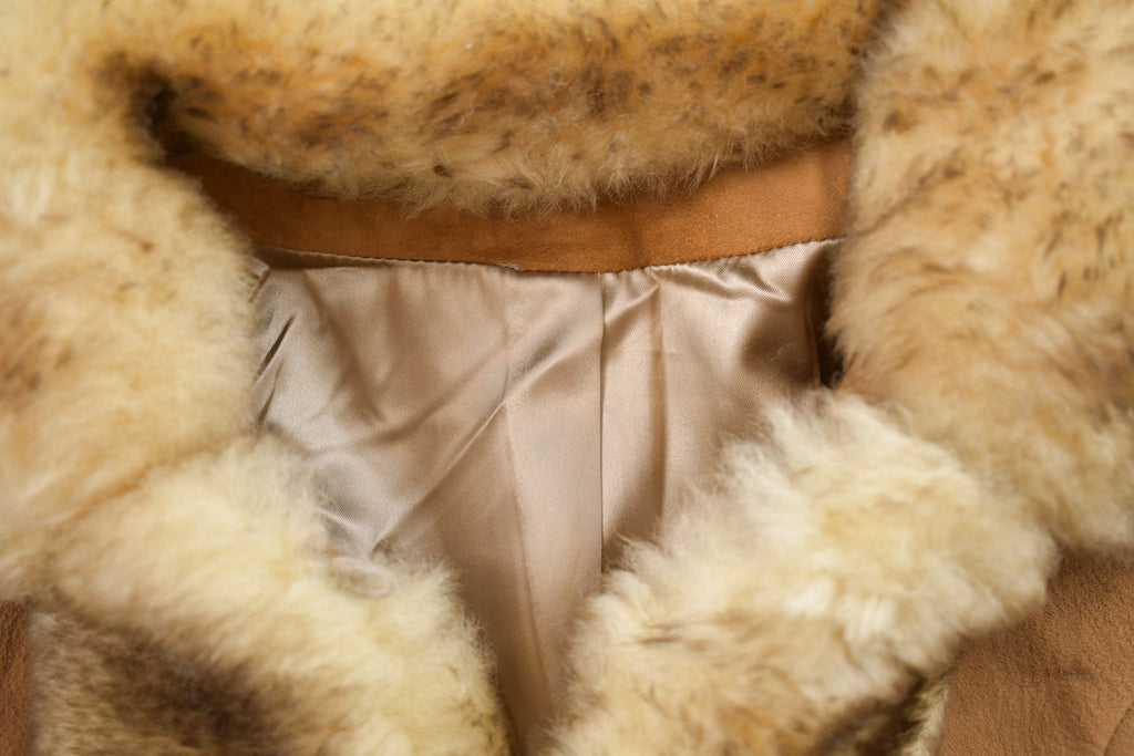 Vintage 1970s Sally Afghan Penny Lane Shearling Jacket