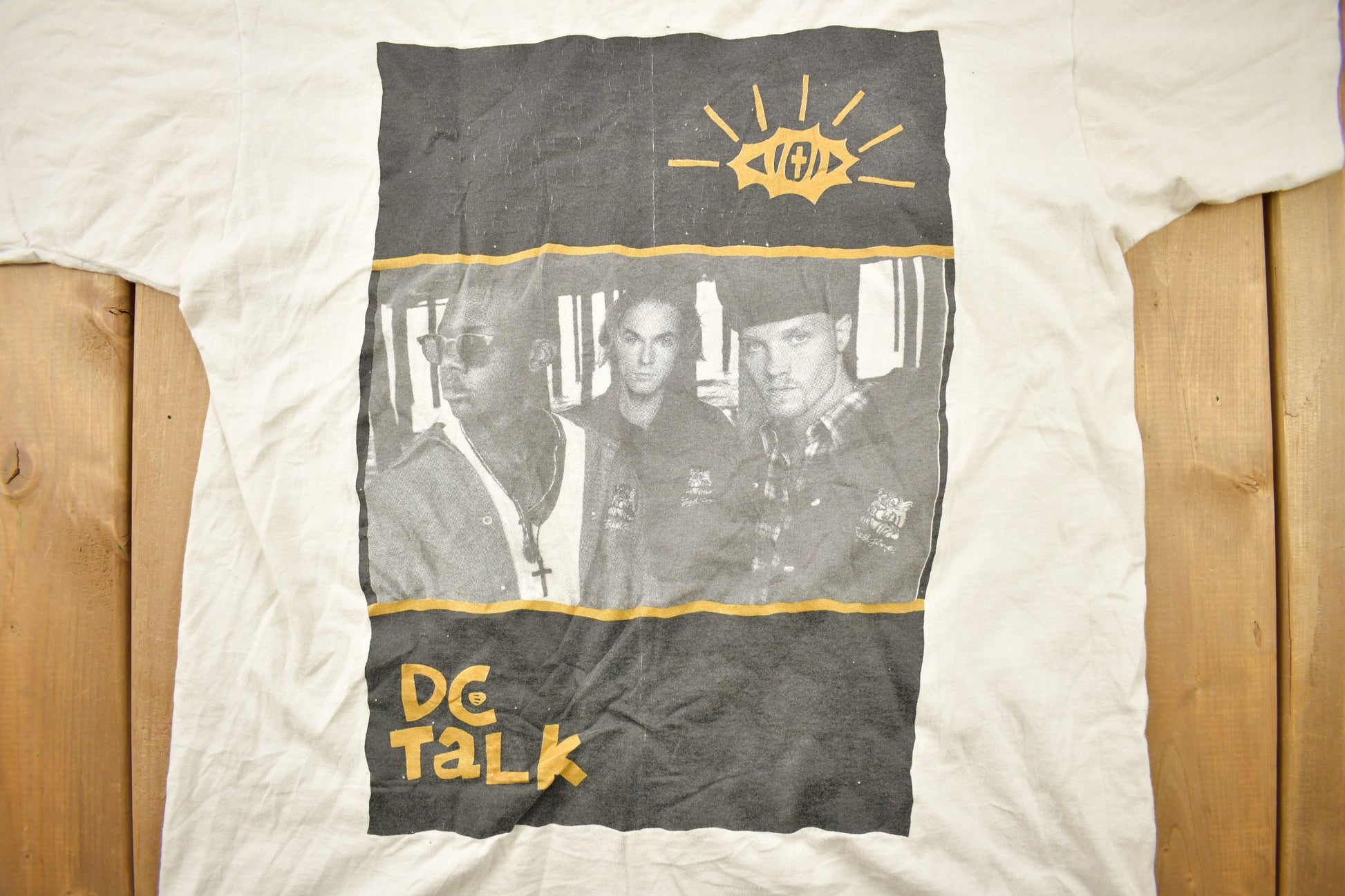 Vintage 1992 DC Talk Free At Last Christian Rock Band T-shirt