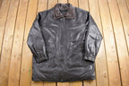 Vintage 1990s Hide House Leather Jacket