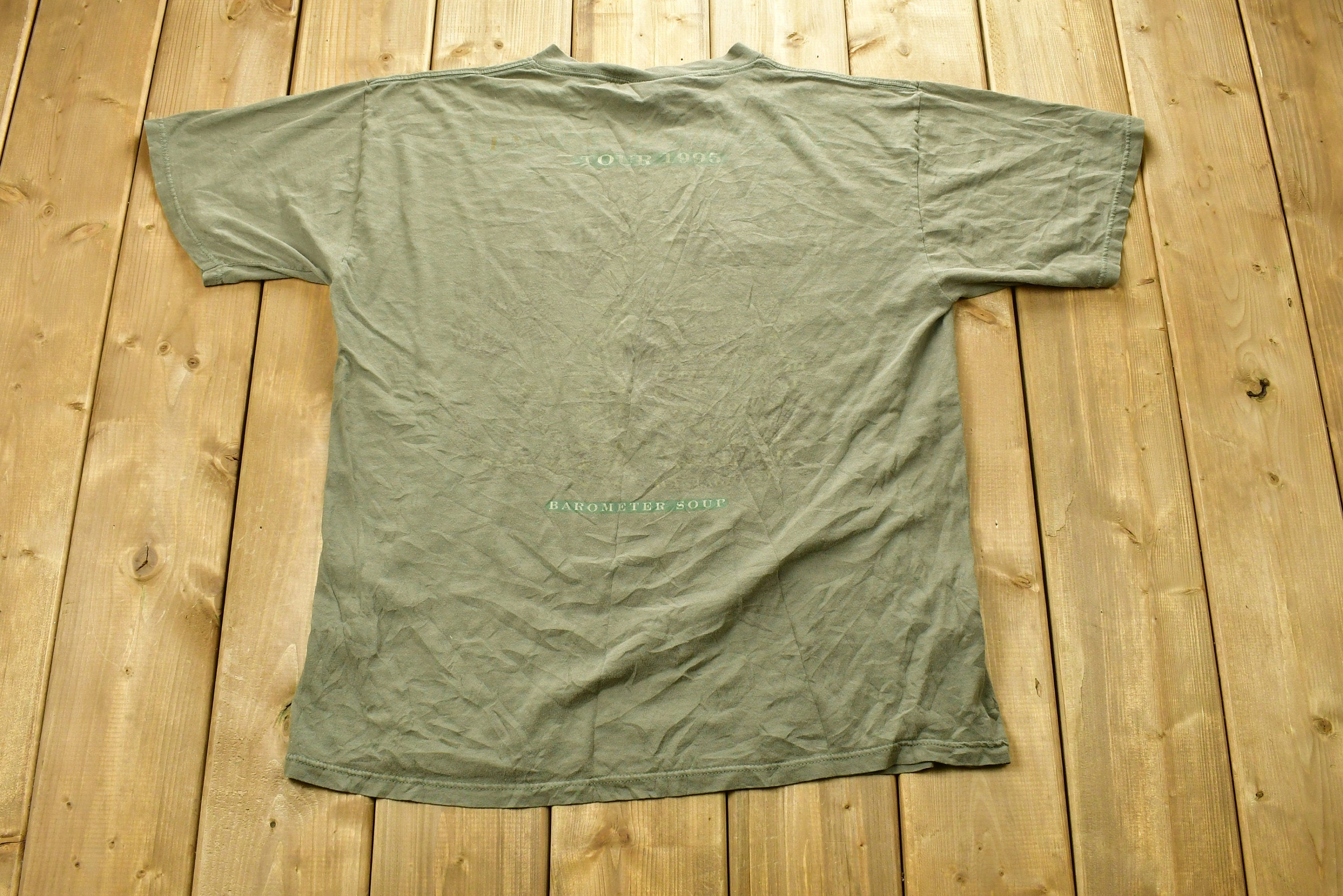 Vintage 1995 Jimmy Buffets Barometer Soup Tour T-Shirt