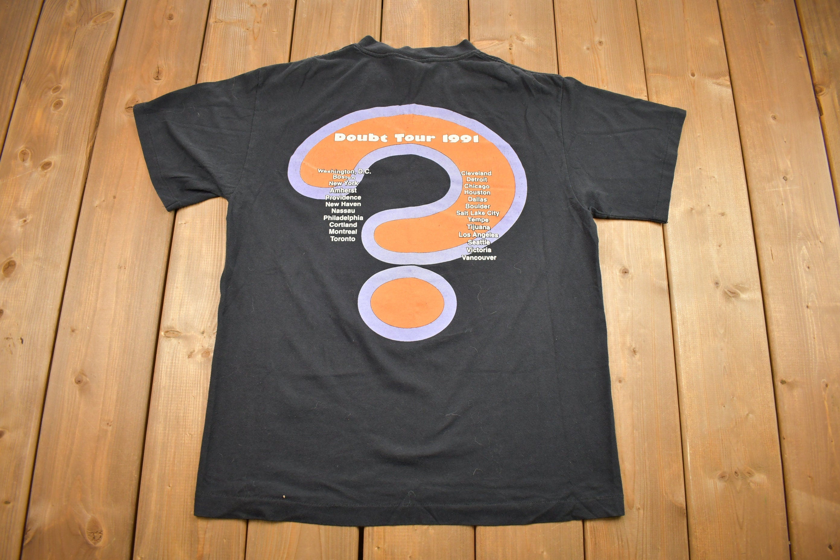 Vintage 1991 Jesus Jones Doubt Tour Band T-shirt