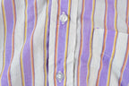 Vintage 1980s Campus Striped Button Up Shirt
