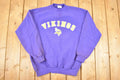 Vintage 1990s Minnesota Vikings Riddell NFL Crewneck Sweatshirt Mens L