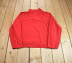 Vintage 1990s Polo Ralph Lauren Embroidered Fleece Sweater