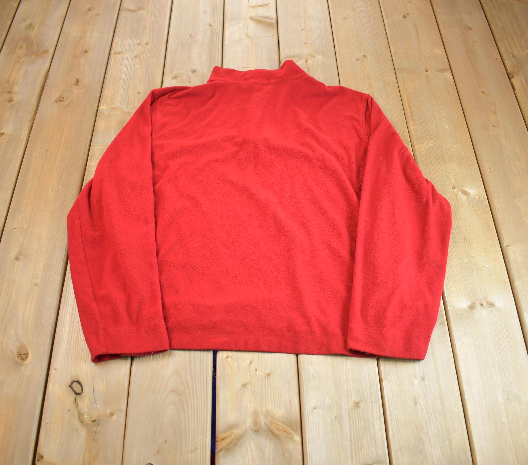 Vintage 1990s Polo Ralph Lauren Embroidered Fleece Sweater