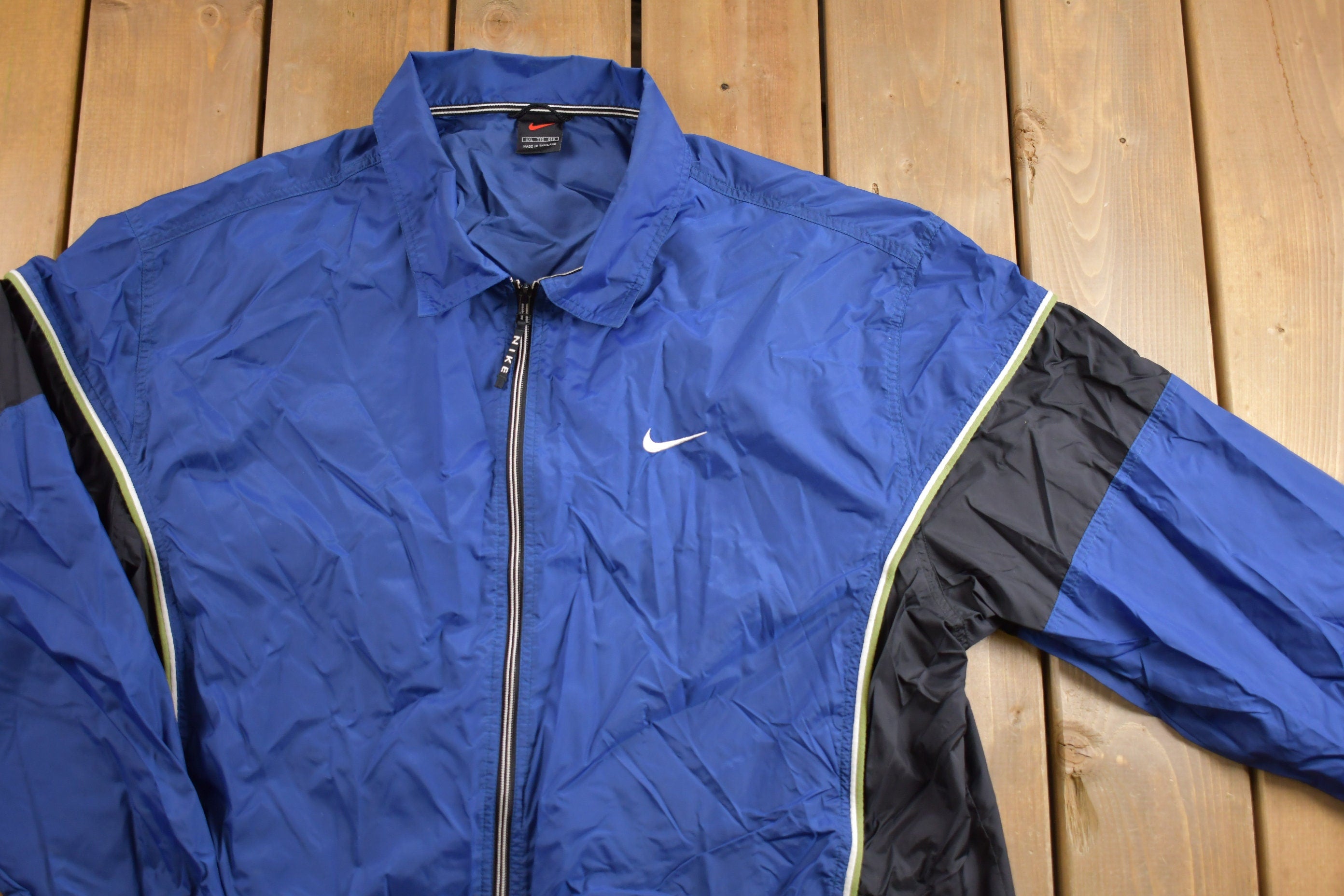 Vintage 1990s Nike Color Block Windbreaker Jacket