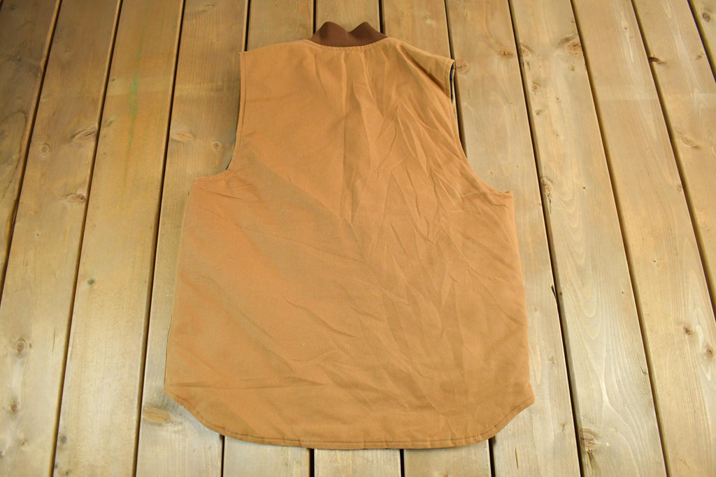 Vintage 1990s Carhartt Quilt Lined Jacket Vest Mens Large