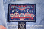 Vintage 1990s Avenue Blues Denim Jean Jacket