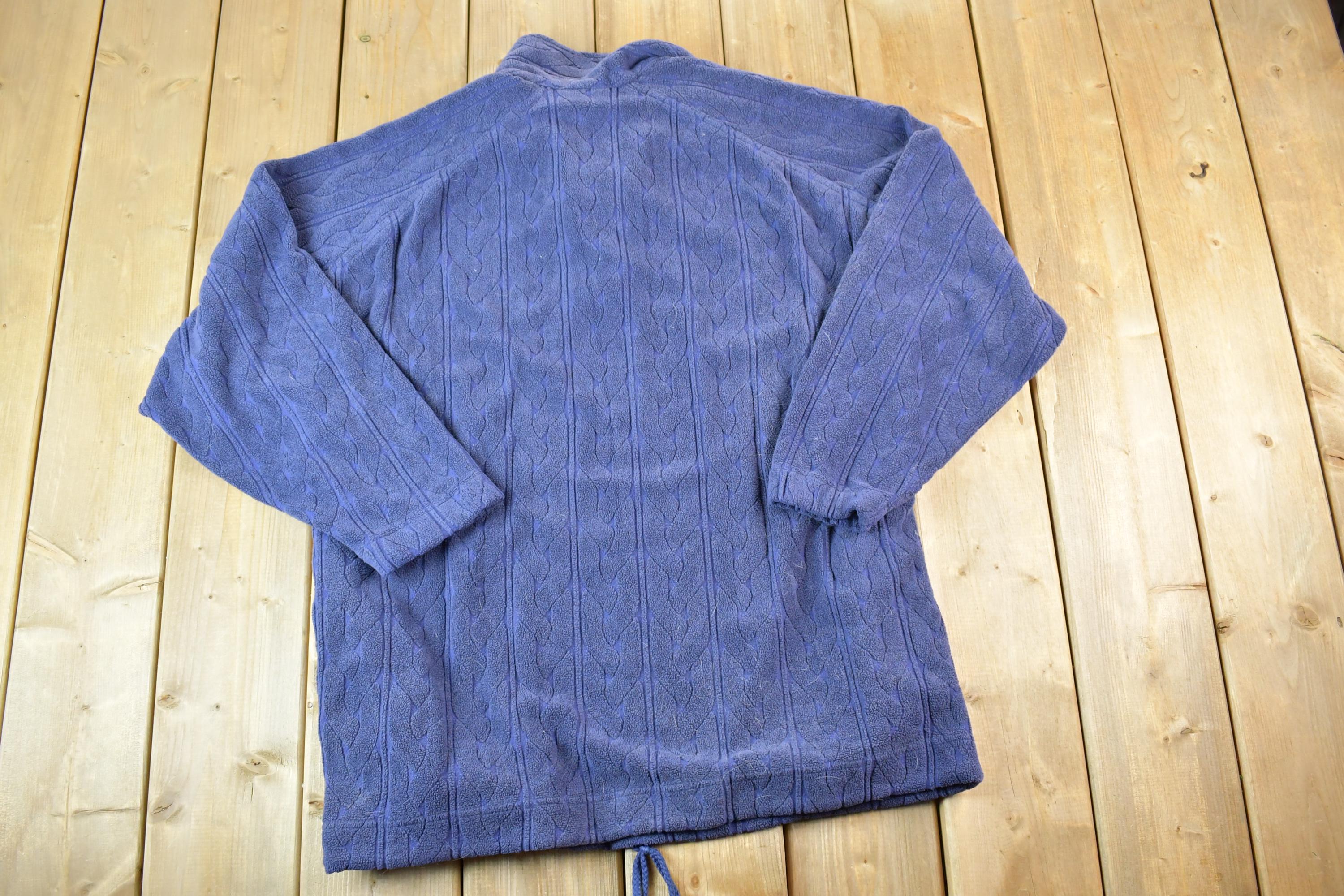 Vintage 1990s Brem Fleece Outdoorsman Sweater