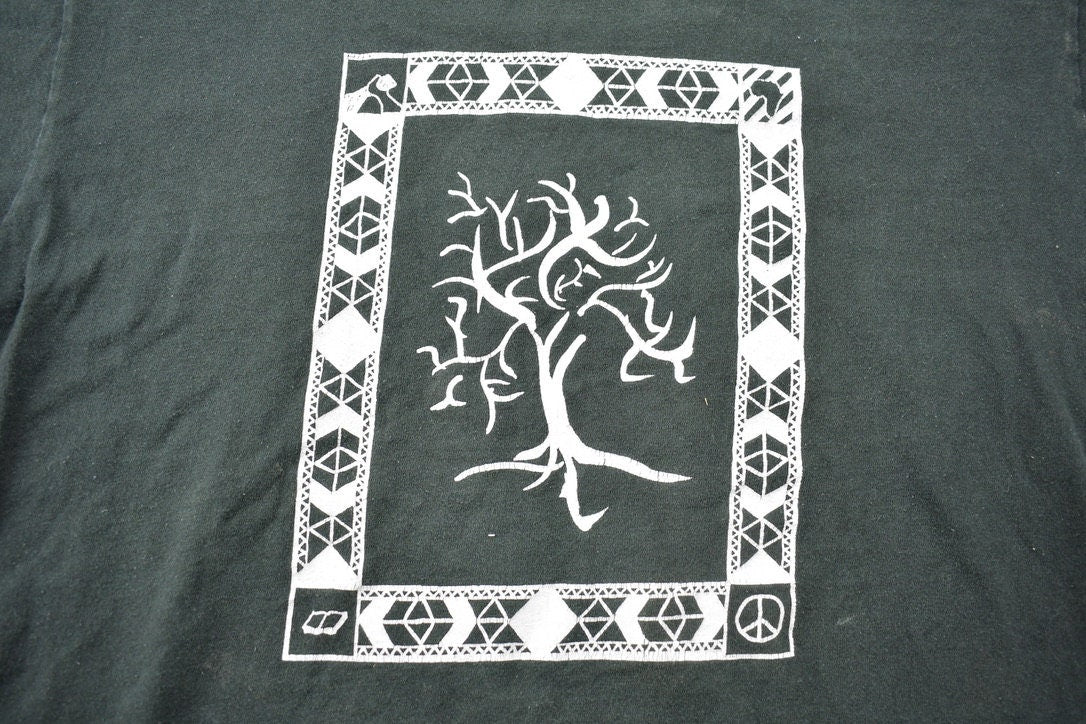 Vintage 1990s Students for Students Tree Nelson Mandela Graphic T Shirt