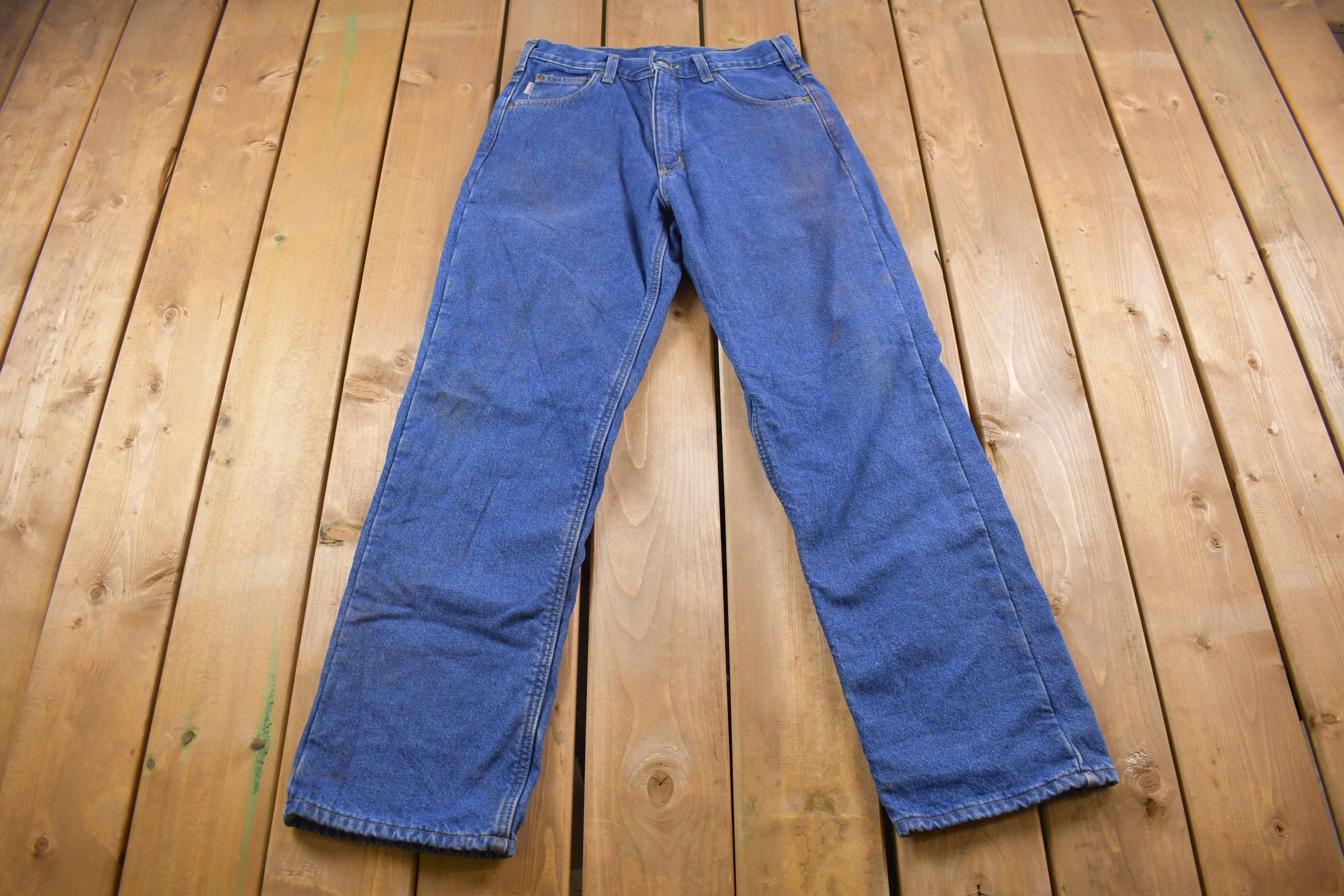 Vintage 1990s Carhartt Lined Jeans Size 30 x 31