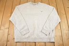 Vintage Y2K Nike Crewneck Sweatshirt Men's / Swoosh Logo / Minimalist / Made in USA / 2000s Nike Sweater
