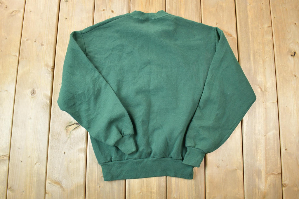 Vintage 1990s Saint Nicolas Cute Santa Crewneck Sweater