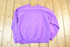Vintage 1990s Purple Hearts Crewneck Sweatshirt Womens L