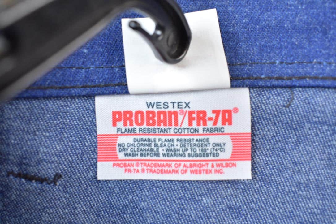 Vintage 1980s Proban FR-7A Fire Proof Work Pants Size 32 X 30
