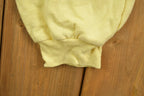 Vintage 1980s Hungry Panda Themed Yellow Sweatpants 26 x 25.5
