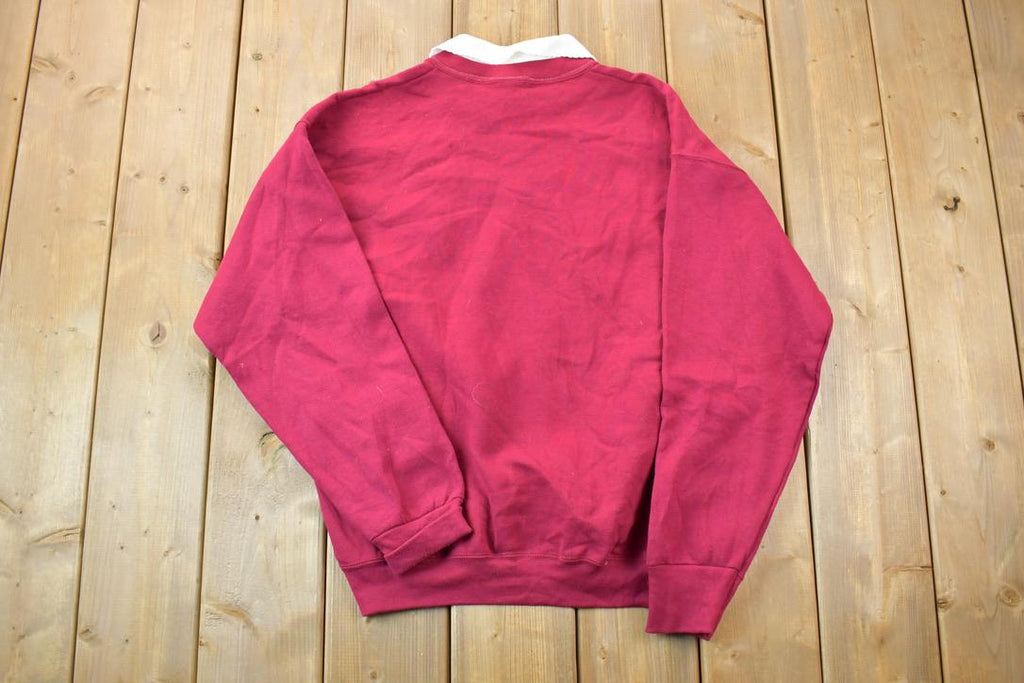 Vintage 1990s Flying Fish Double Collar Crewneck Sweater