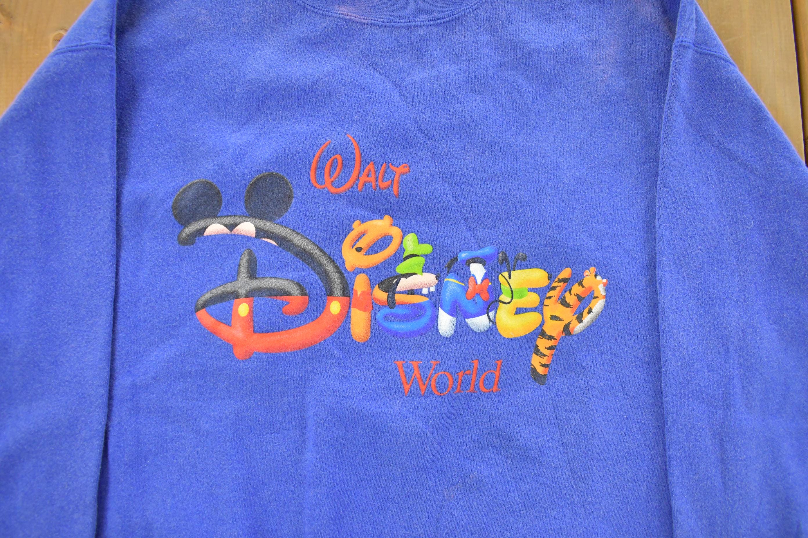 Vintage 1990s Walt Disney World Crewneck Sweatshirt Men's Large