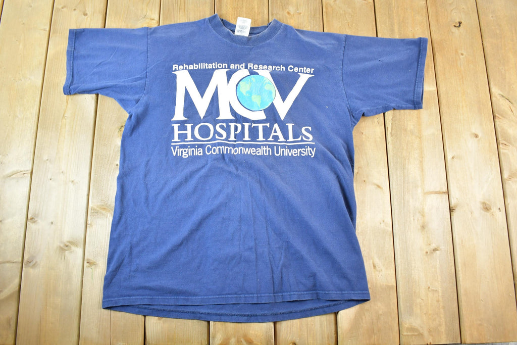 Vintage 1990s Mcv Hospitals Rehab And Research Centre Souvenir T-Shirt Men's L