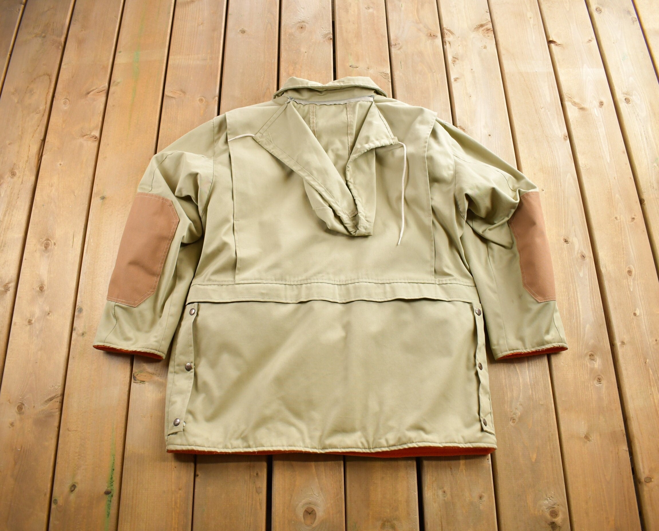 Vintage 1980s Thermo-King Reversible Padded Light Jacket Made In Canada