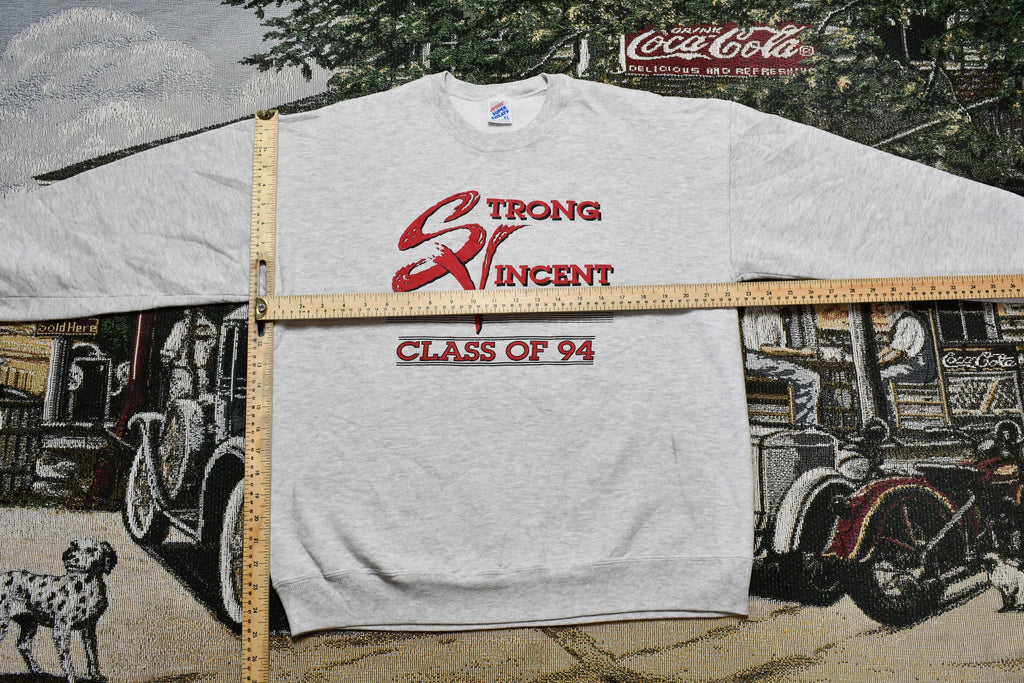 Vintage 1994 Class Of 1994 Strong Vincent Graphic Crewneck