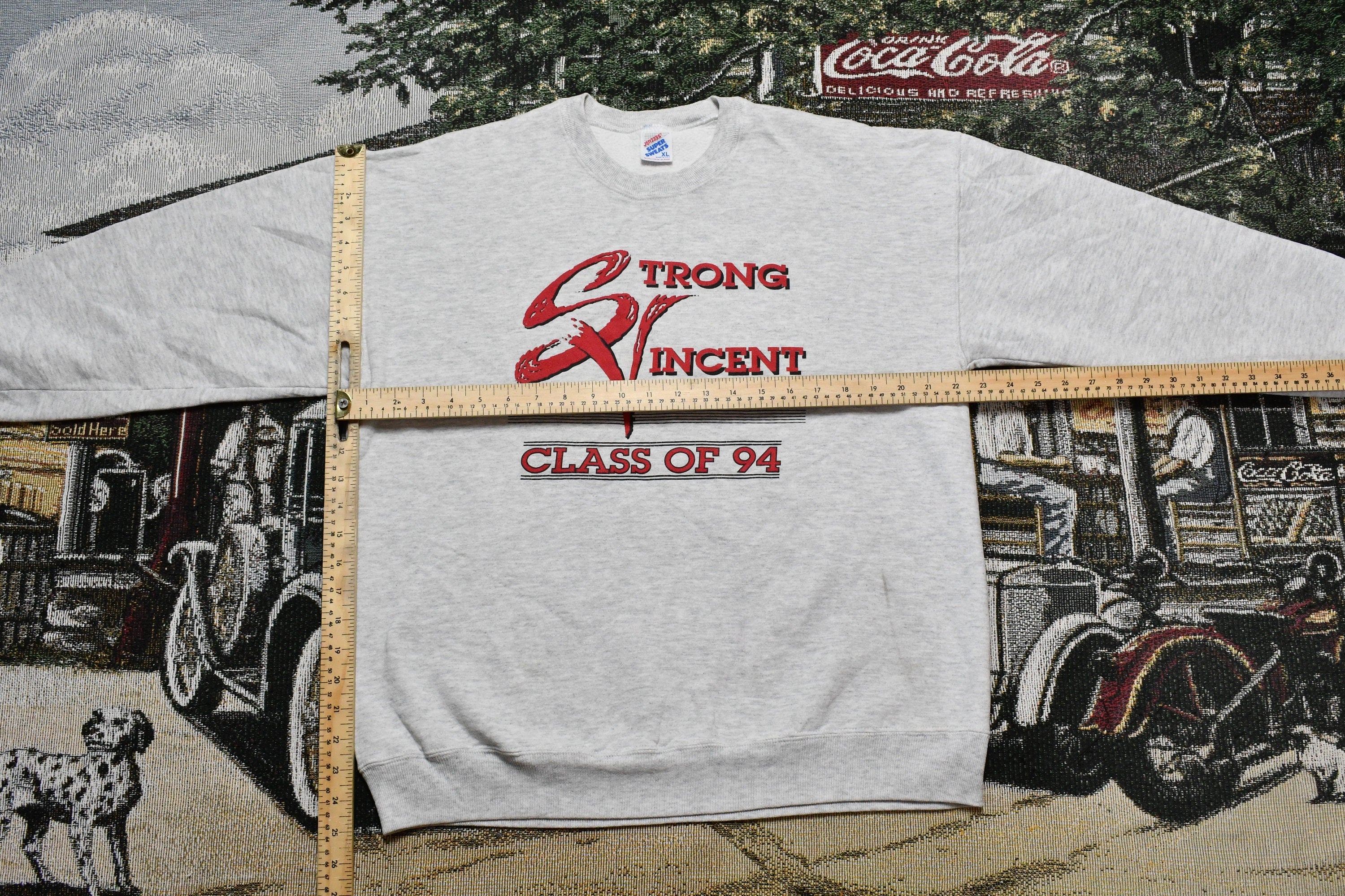 Vintage 1994 Class Of 1994 Strong Vincent Graphic Crewneck