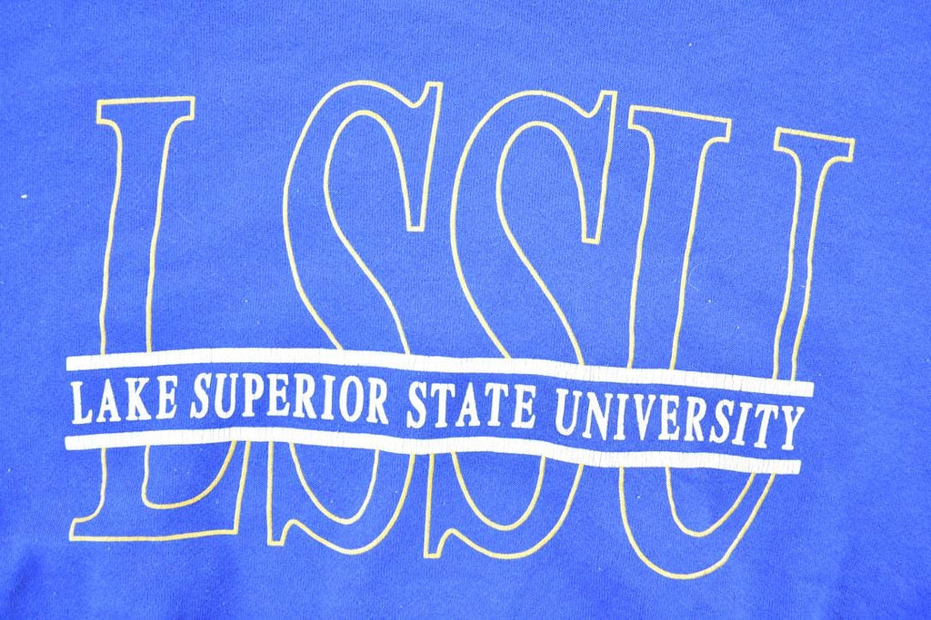Vintage 1990s Lake Superior State University Crewneck Mens XL