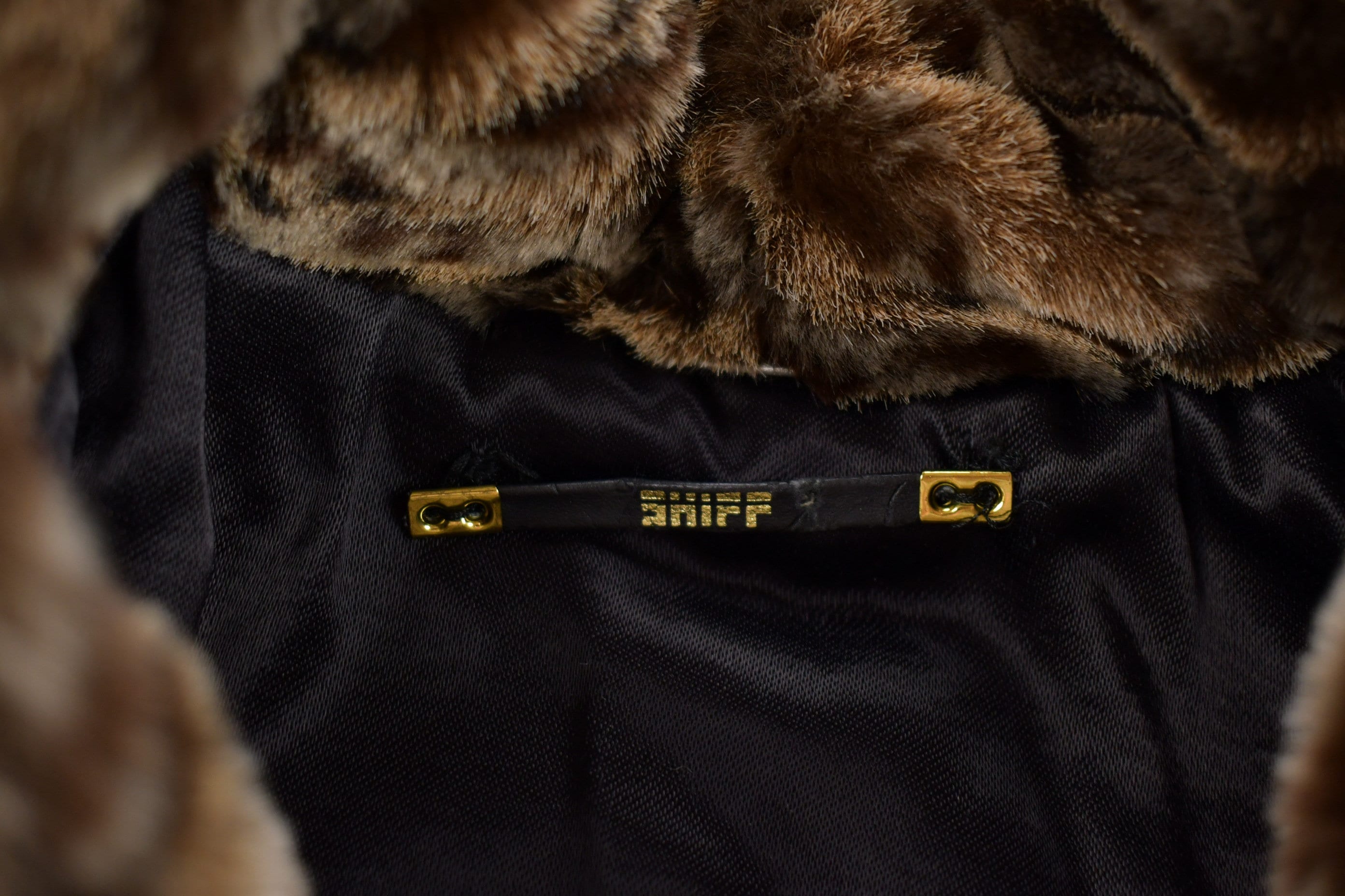 Vintage 1980s Shiff Full Length Fur Coat