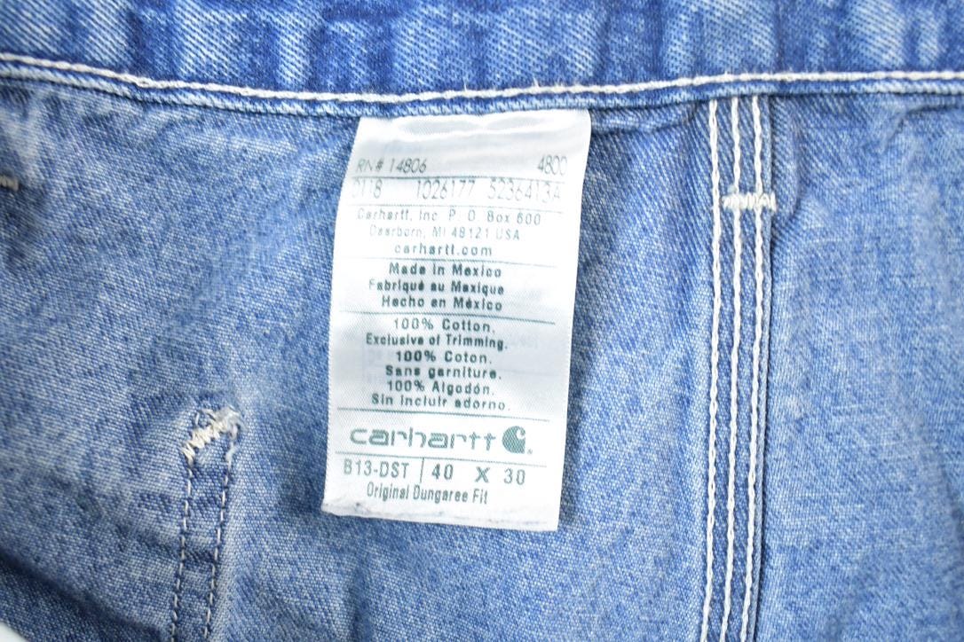 Vintage 1990s Carhartt Denim Work Jeans Size 40 x 30