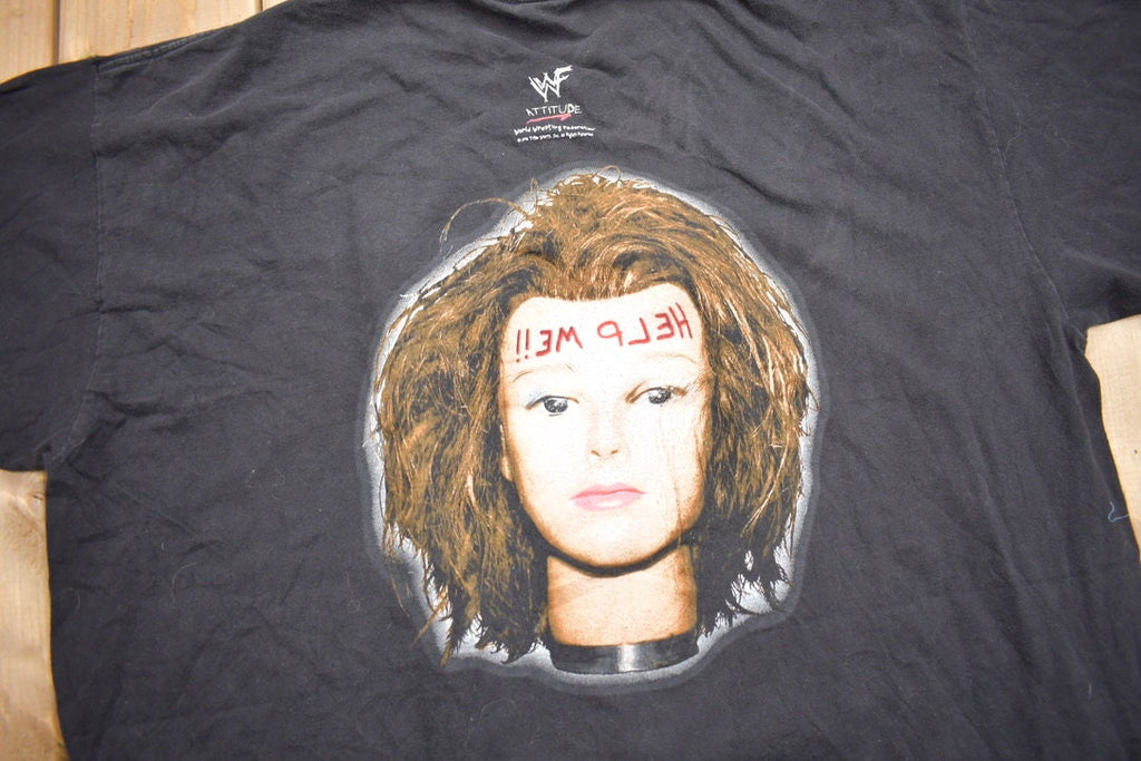 Vintage 1990s Al Snow Got Head Wrestling Graphic T-Shirt