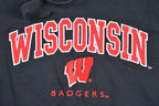Vintage 1990s University of Wisconsin Badgers Hoodie  90s Hoodie  Souvenir  Embroidered  Streetwear  90s Collegiate