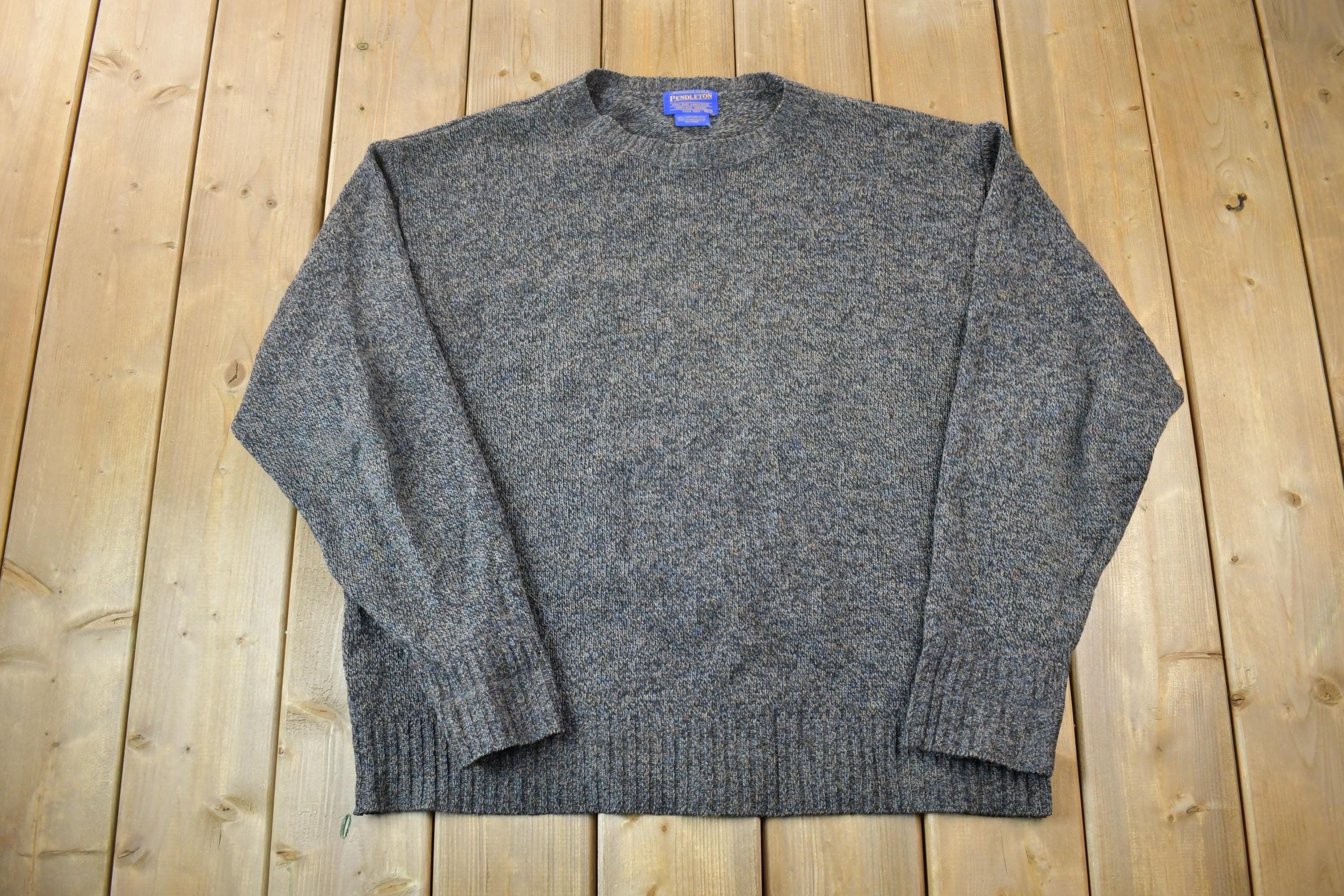 Vintage 1990s Pendleton 100% Pure Virgin Wool Knit Sweater
