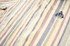 Vintage 2000s Striped Izod Embroidered Emblem Polo Shirt
