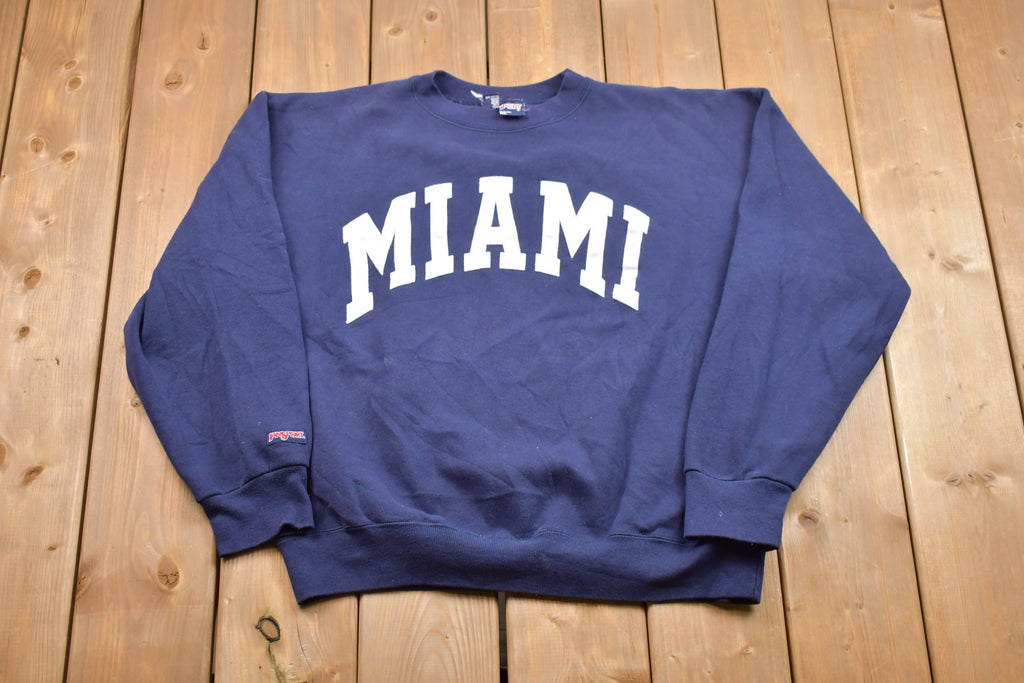 Vintage 1990s Jansport Miami Crewneck Sweatshirt  Made in USA  90s Crewneck  Souvenir  Athleisure  Streetwear  Travel And Tourism