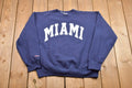 Vintage 1990s Jansport Miami Crewneck Sweatshirt  Made in USA  90s Crewneck  Souvenir  Athleisure  Streetwear  Travel And Tourism