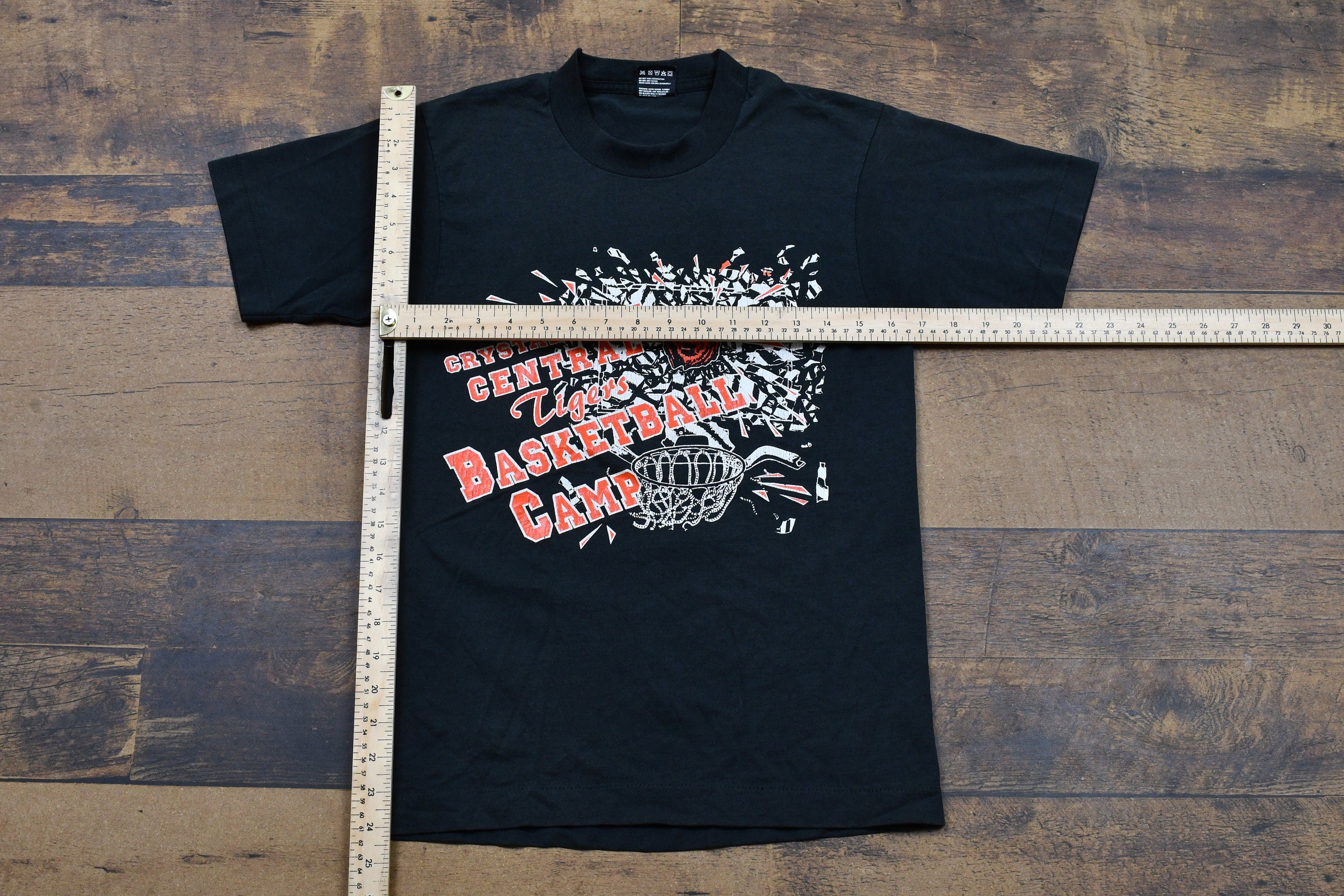 Vintage 1990s Camp Crystal Lake Basketball Single Stitch T-Shirt