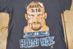 Vintage 1998 Stone Cold Steve Austin The Hard Way Wrestling Graphic T-Shirt