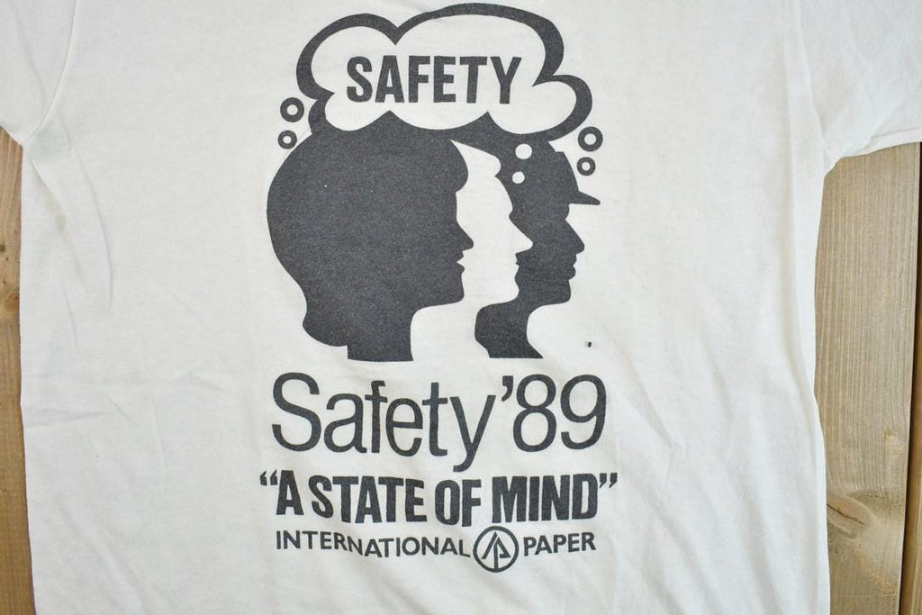 Vintage 1989 Safety State Of Mind Souvenir T-Shirt