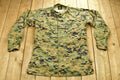 Vintage Marines Army Military Button Up Shirt