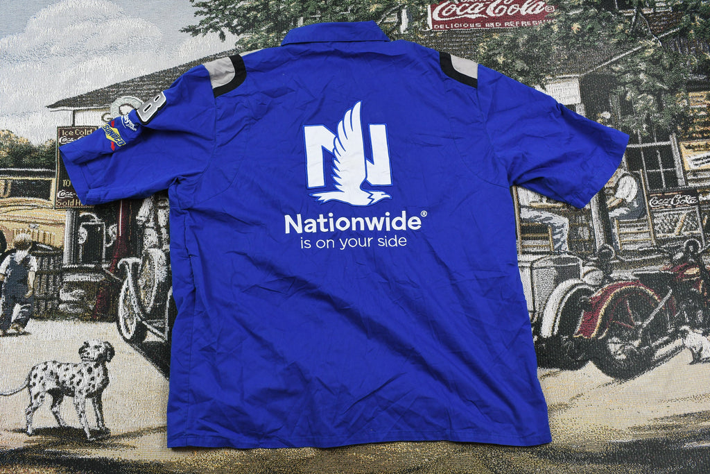 Vintage 1990s Dale Earnhardt Jr NASCAR Pit Crew Shirt