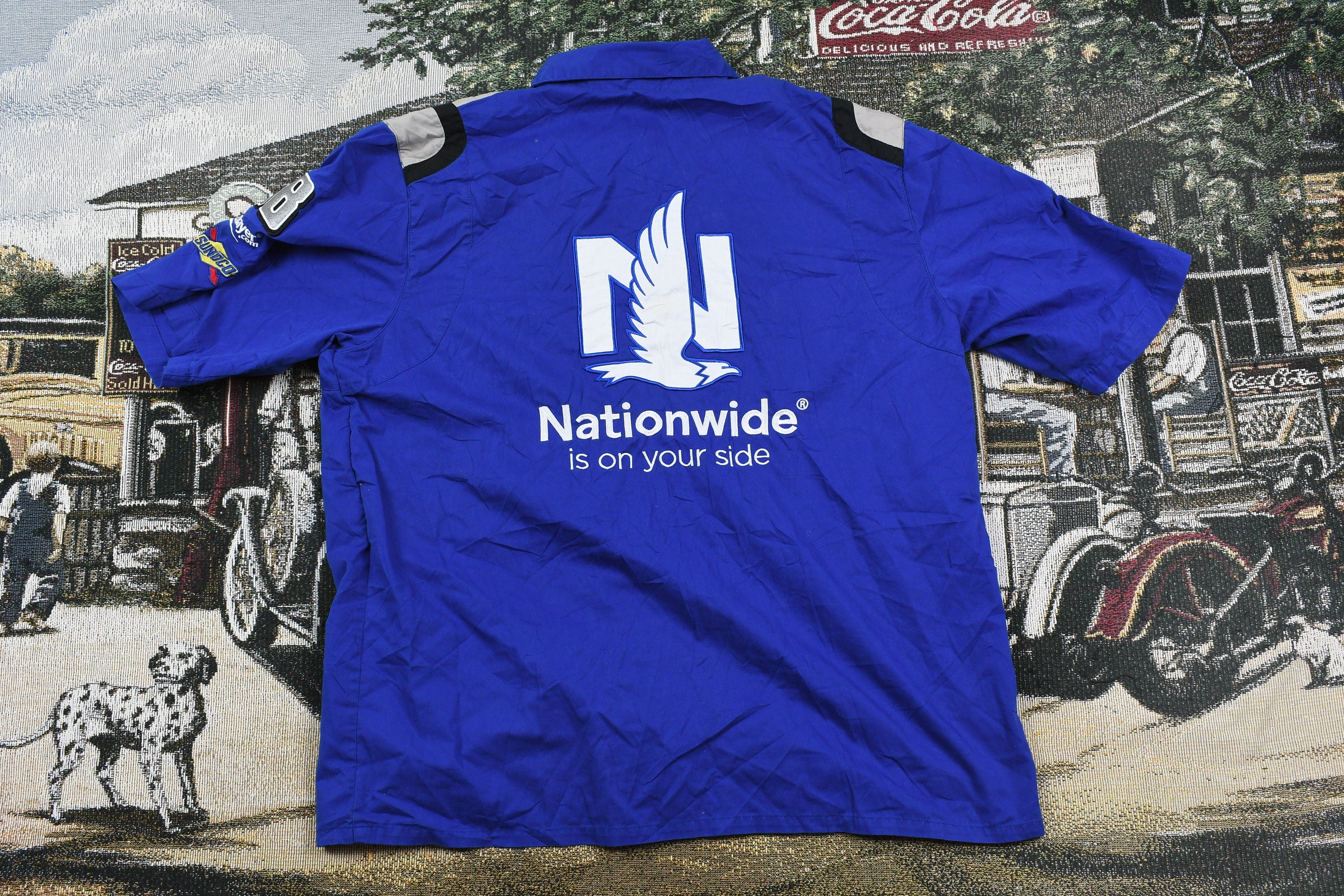 Vintage 1990s Dale Earnhardt Jr NASCAR Pit Crew Shirt