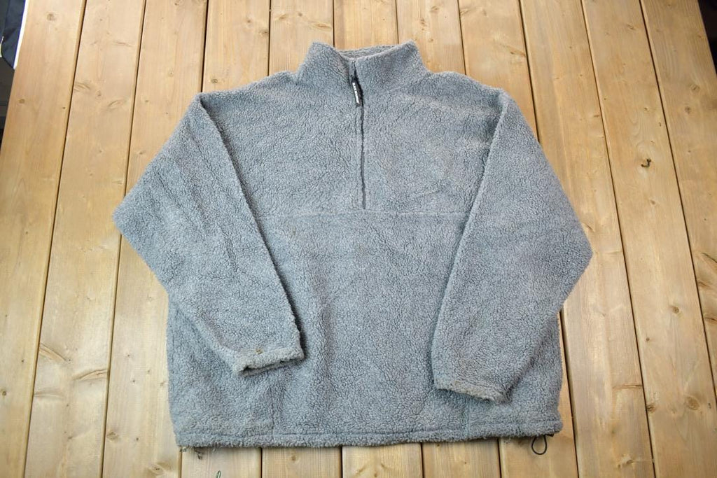 Vintage 1990s Black Mountain Fleece Quarter Zip Sweater