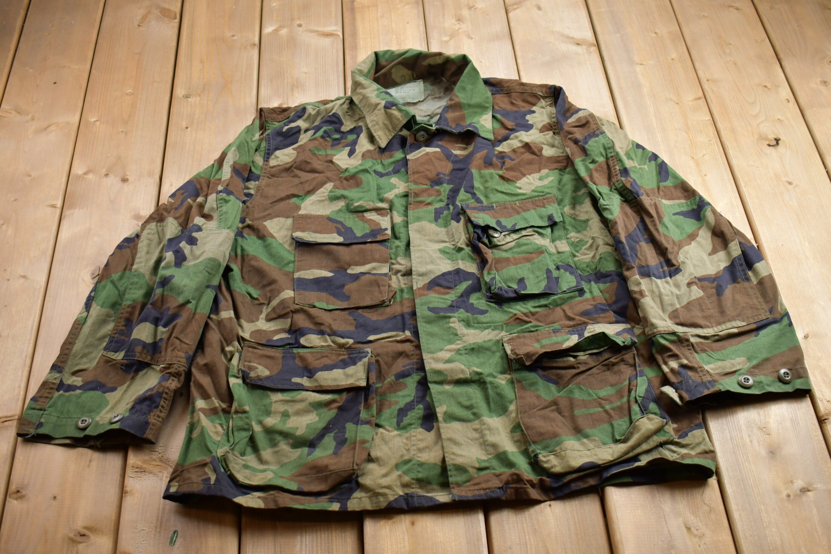 Vintage 2001 Military Button Up Shirt