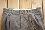 Vintage 1980s Just Casuals Grey Slacks Size 34x27