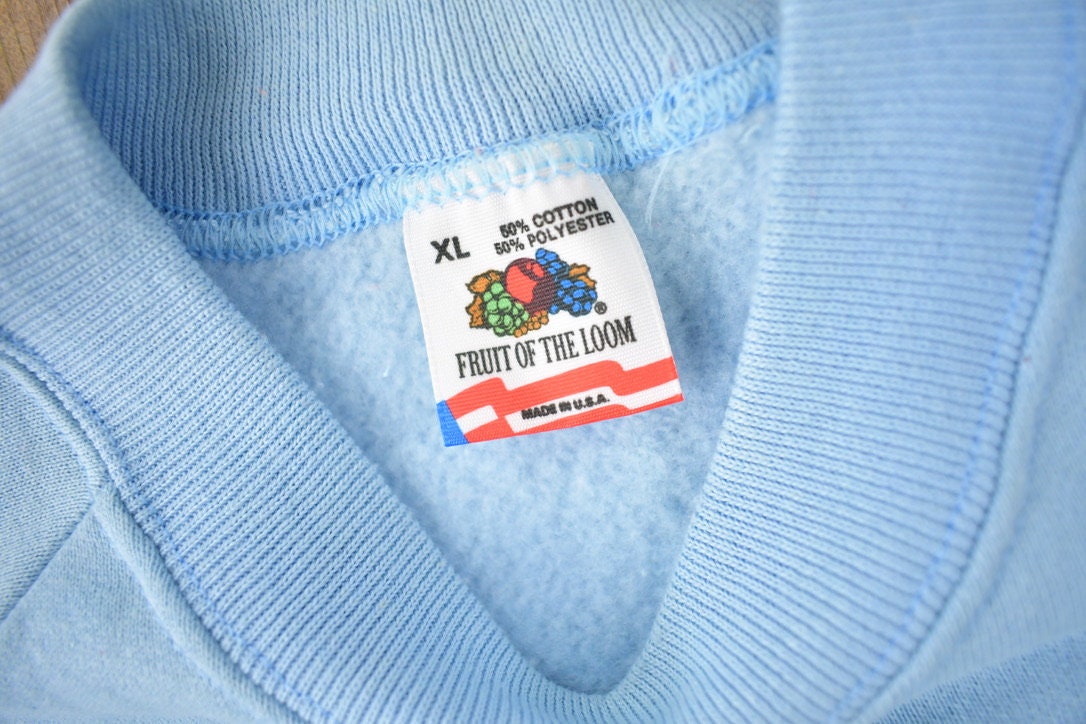 Vintage 1980s Watland Raglan Crewneck Sweatshirt Made In USA