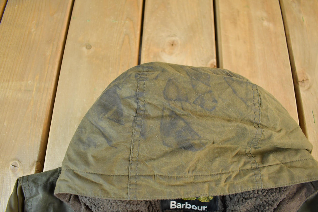 Vintage 1980s Barbour Wax Jacket Men's Large