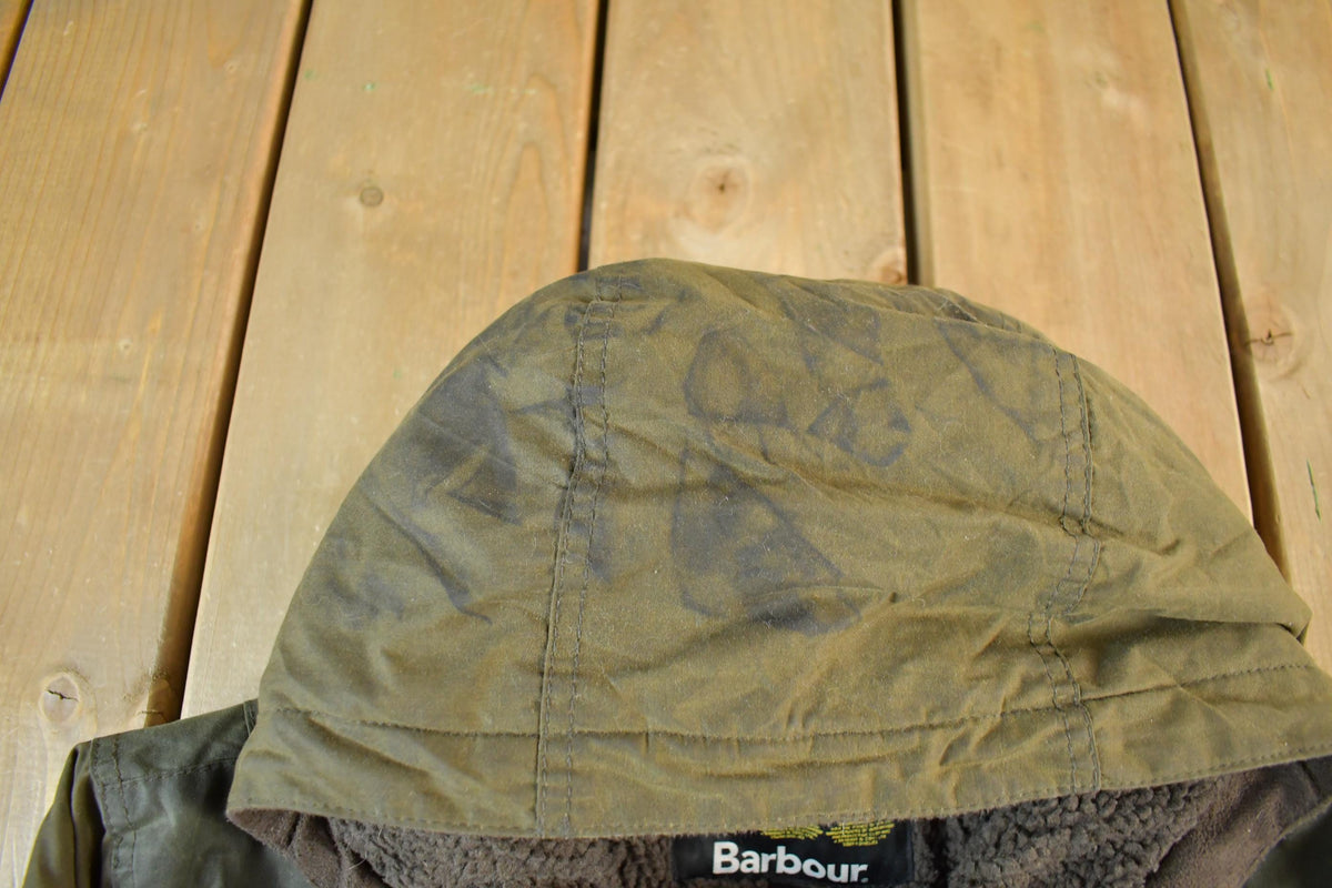 Vintage 1980s Barbour Wax Jacket Men's Large